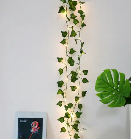 Maple Leaf Rattan Decorative String Lights