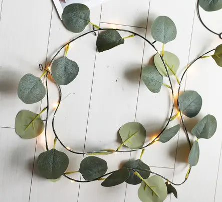 Maple Leaf Rattan Decorative String Lights